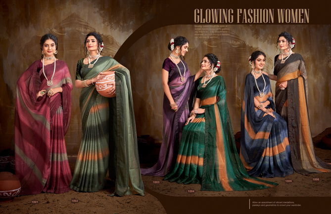 Saroj Wonderful Swarovski Designer Sarees Catalog
